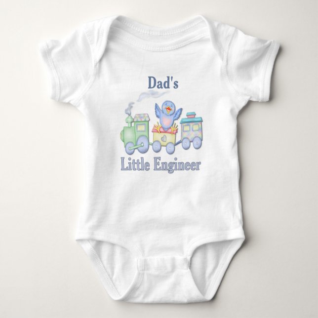 Little Ingenjör - Pappa T Shirt (Framsida)