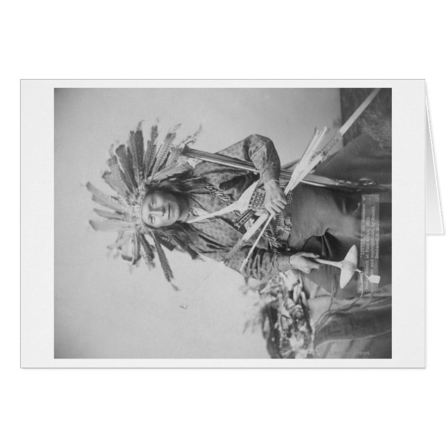 "Little" - Instigator of Indian Revolt at Hälsningskort (Framsidan Horizontal)