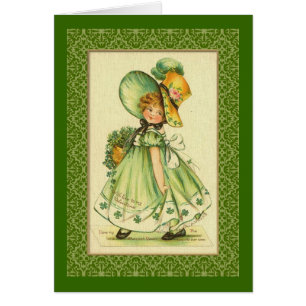 Little Irish Girl Hälsningskort
