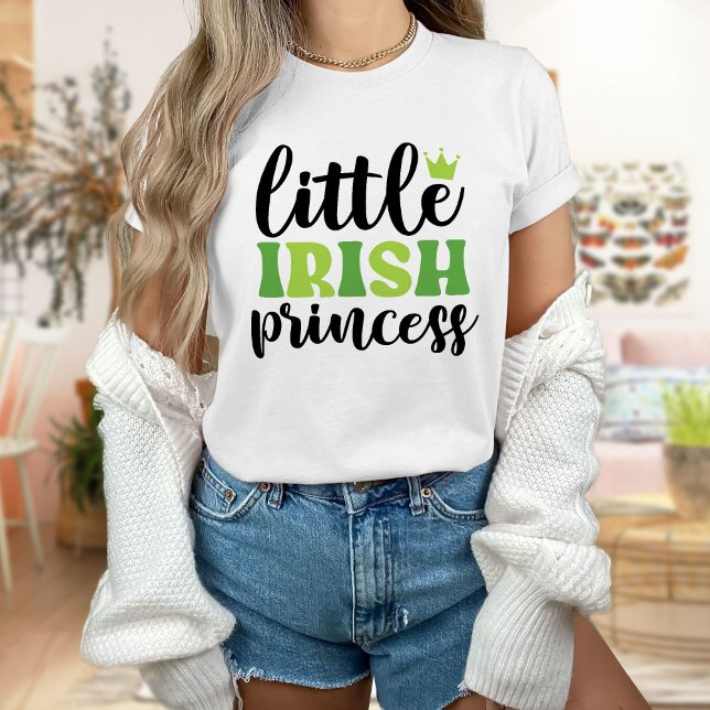 Little Irish Princess St. Patricks Day T-Shirt (Skapare uppladdad)