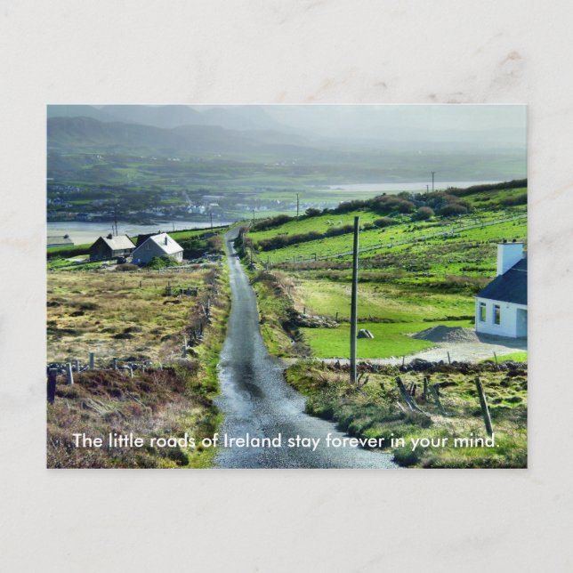 Little Irish Road vycard Vykort (Framsida)