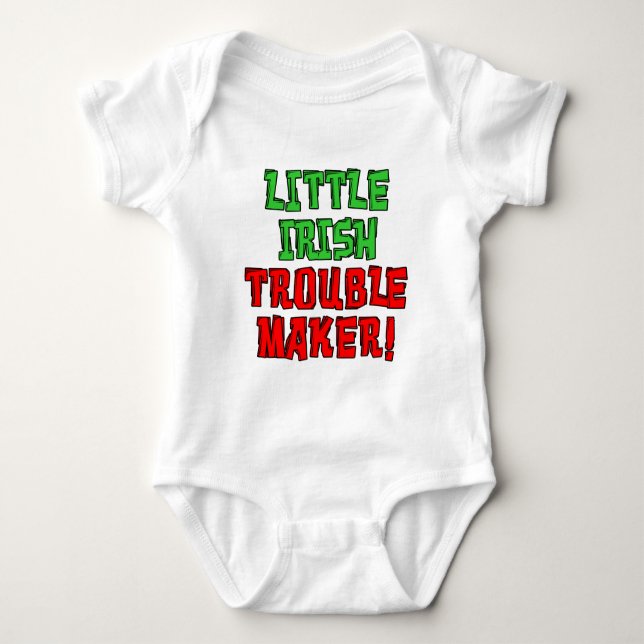 Little Irish Trouble Maker Tee (Framsida)