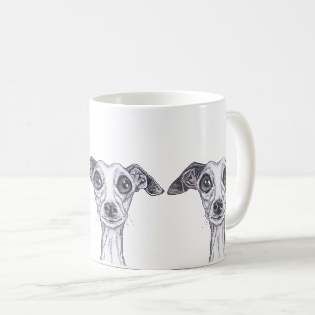 LITTLE ITALIAN GREYHOUND g869 Kaffemugg (Framsida höger)