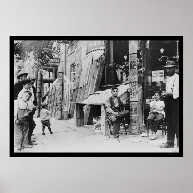 Little Italien Festival i New York City 1908 Poster (Framsidan)