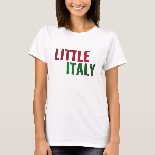 Little Italien Toronto grannborhoods Passande T-Sh T Shirt (Framsida)