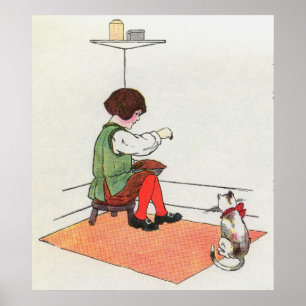Little Jack Horner Sat i hörnet Poster