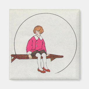 Little Jack Jelf, Mor Goose Nursery Rhyme Magnet