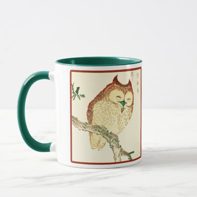 Little Japanska uggla Mugg (Vänster)