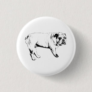 Little Joy Bulldog Pin Knapp