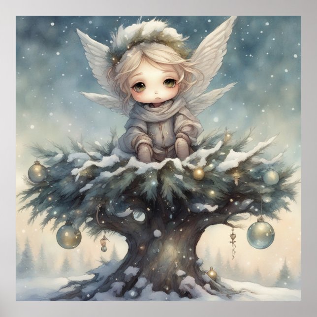 Little jul Angel Poster (Framsidan)