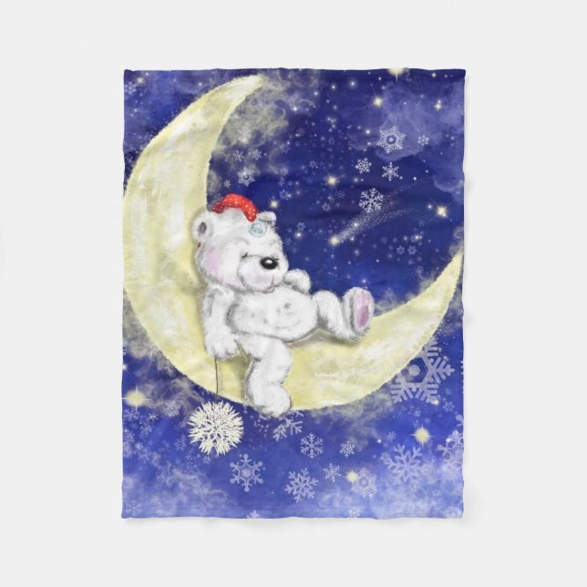 Little jul Bear Baby Fleece Blanket (Framsidan)