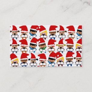Little jul Carolers Visitkort