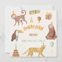 Little Jungle Animals Birthday