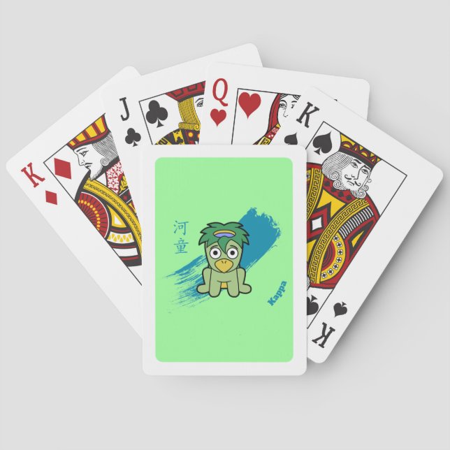 Little Kappa Yokai Spel Kort (Baksidan)