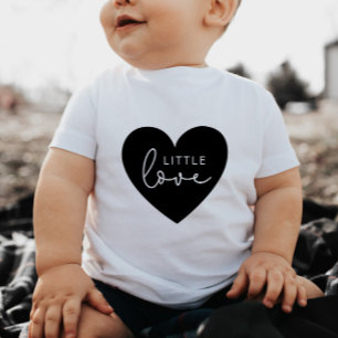 Little Kärlek Black Heart Baby Tshirt T Shirt