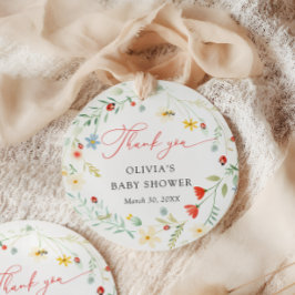 Little Kärlek kryp Garden Baby Shower Tack Gåvor Etiketter
