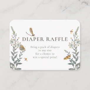 Little Kärlek Kryp Wildblomma Baby Shower-hölje Tilläggskort