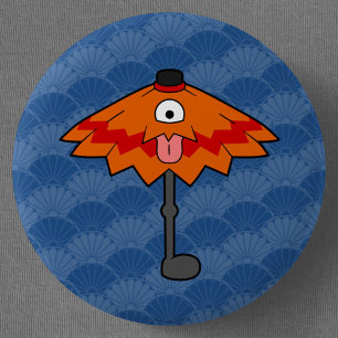 Little Kasa-obake Umbrella Yokai Knapp