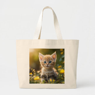 Little Kattunge Kärlek: Cute Tote Bag Jumbo Tygkasse