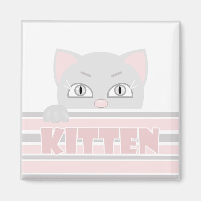 Little kattunge magnet (Framsidan)