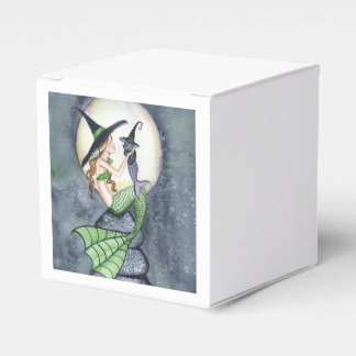 Little Kattunge Sjöjungfru Witch Favor Box av Grim Presentaskar