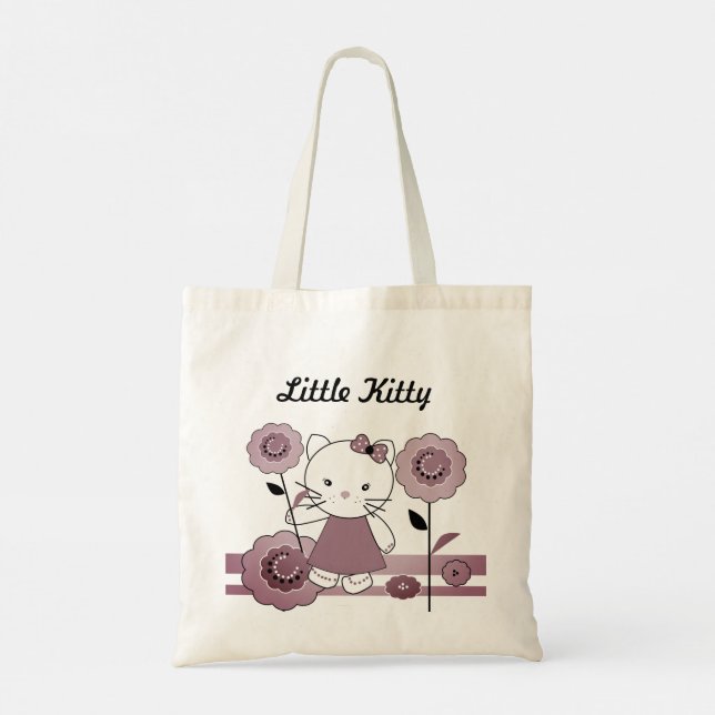 Little Kattunge Tote Bag Tygkasse (Baksida)