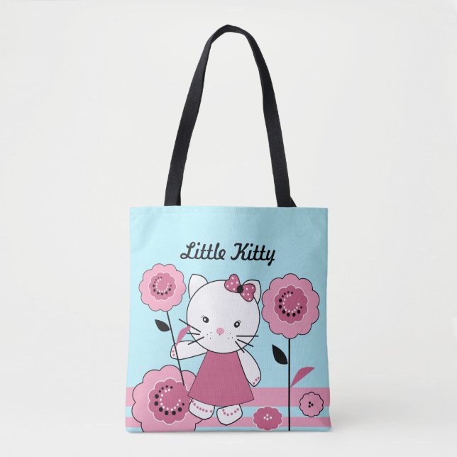 Little Kattunge Tote Bag Tygkasse (Framsida)