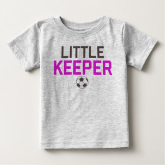 Little Keeper Soccer Goal Baby T-shirt