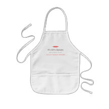 Little Kids Apron (w/namn)