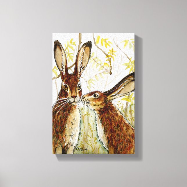 Little Kiss  by  Svetlana Ledneva-Schukina 543 Canvastryck (Framsida)