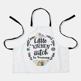 Little Kitchen Witch in Training Apron