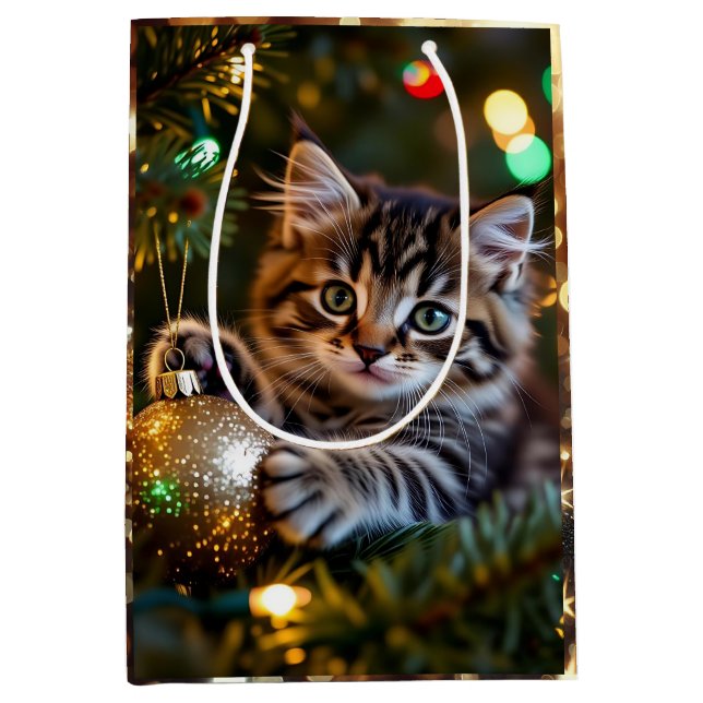Little Kitten on Christmas Tree   (Framsidan)