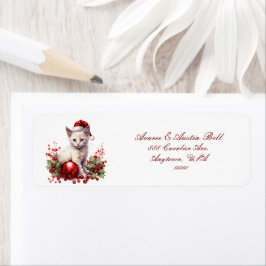 Little Kittens är i julklapp Returadress Etikett