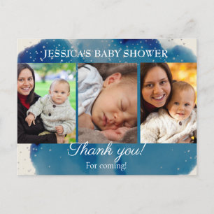 Little Knight Drak Baby Shower Tack foto Vykort