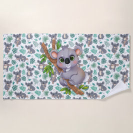 Little Koala Bear Beach Towel