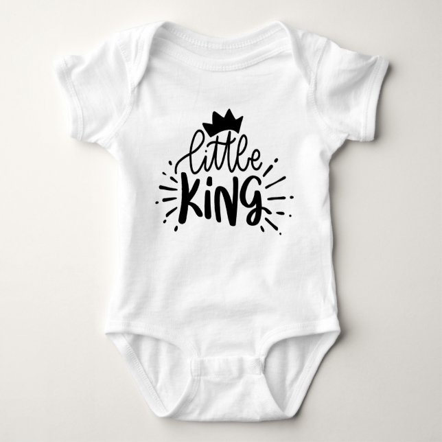 Little Kung Funny Humor Bodywear One-Biet T Shirt (Framsida)