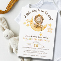 Little Kung Safari Lejon Boy Baby Shower