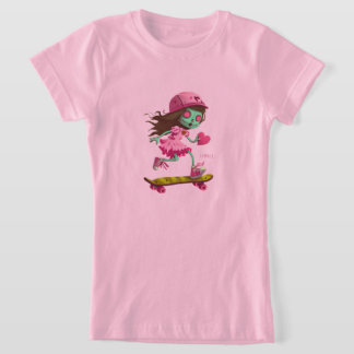Little L Zombie Skater Girl TShirt T Shirt
