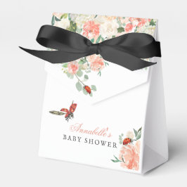 Little Lady Ladybug Roses Girl Baby Shower Presentaskar