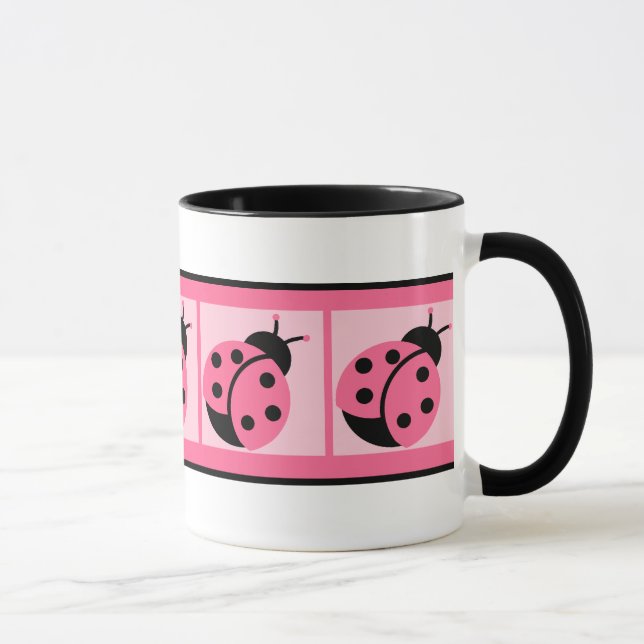 Little Ladybug Banded Coffee Mugg (Höger)