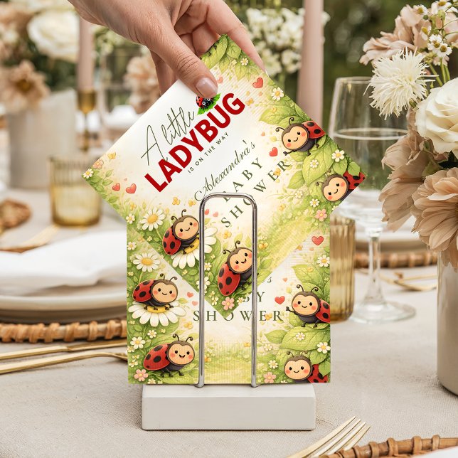 Little Ladybug Garden Celebration Baby Shower Pappersservett (Skapare uppladdad)