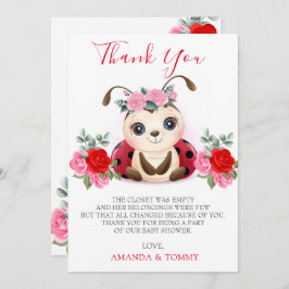 Little Ladybug Girl Baby Shower Tack