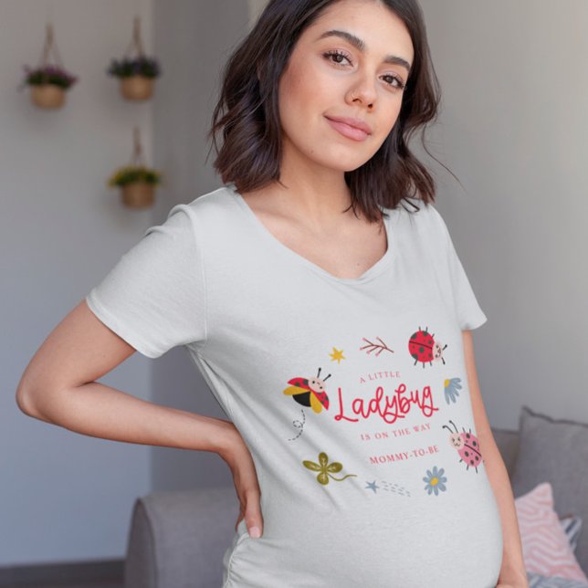 Little Ladybug Mamma to be T Shirt (Skapare uppladdad)
