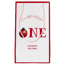 Little Ladybug One First Birthday Red White