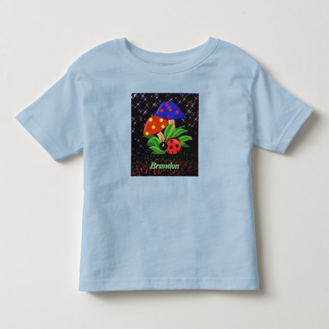 Little Ladybug, Personlig Småbarn T-shirt (Framsida)