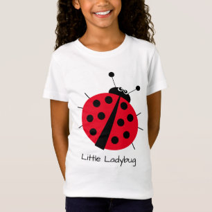 Little Ladybug söt tecknad roligt röd flickunge T Shirt