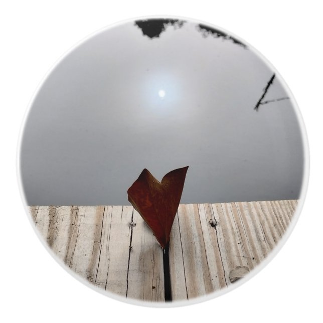 Little Lake Heart Love Leaf Knopp (Framsidan)