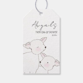 Little Lamb Baby Shower Presentetikett