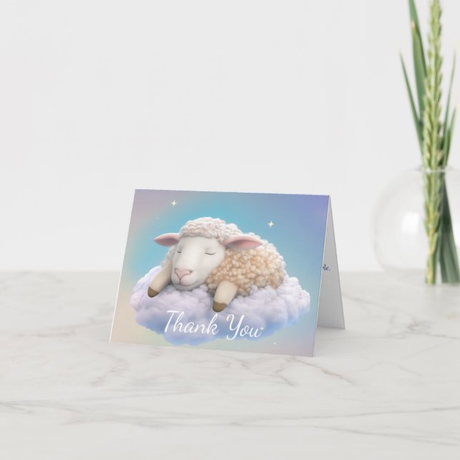 Little Lamb Baby Shower Tack (Framsida)