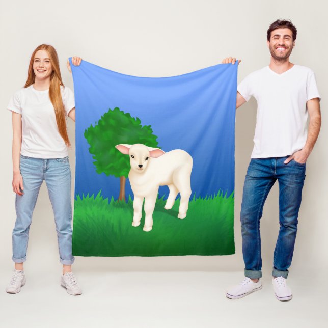 Little Lamb Fleecefilt (På plats)